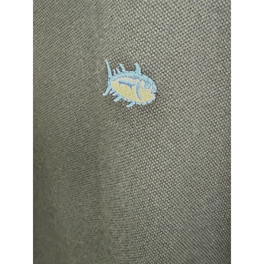 Southern Tide Short Sleeve Men's The Skipjack Polo Sz XL U of H Blue Pullover - Picture 5 of 7